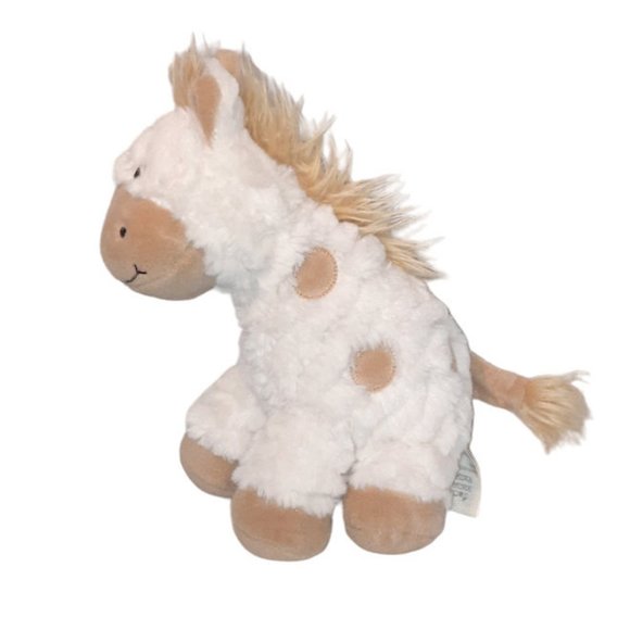 2018 First Impressions Baby Giraffe Cream Tan Stuffed Plush BeanBag Lovey Toy 9" - Picture 2 of 5